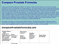 Compare Prostate Formulas