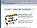 SRI - Prostate Supplement Reviews for Beta Sitosterol, Saw Palmetto - Treatment of Enlarged Prostate, BPH, Prostatitis, Prostate Infections